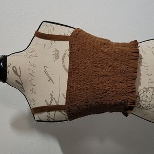 American Eagle Dark Brown Stretch Cami